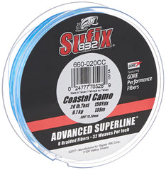 Sufix 832 Braid Coastal Camo 150-yard spool for durable casting