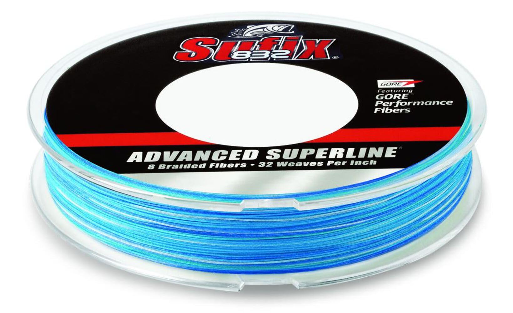 Sufix 832 Coastal Camo packaging showing 300-yard braid length