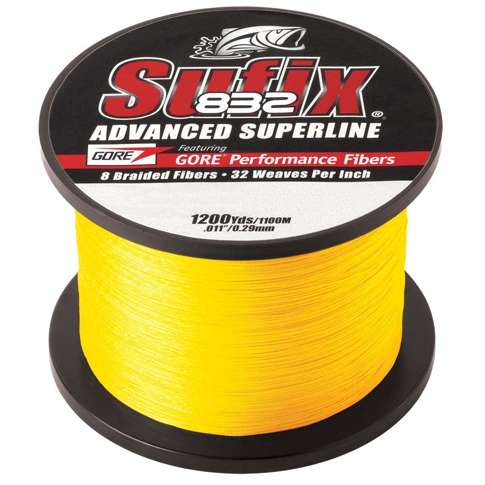 Sufix 832 neon lime braid tested for abrasion resistance and durability.
