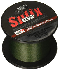 Sufix 832 Braid Line Green spool for smooth casting with high strength.