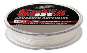 Sufix 832 color-retention closeup highlights lasting visibility on the water.