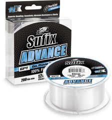 Sufix Advance fluorocarbon 4 lb Clear spool for near-invisible line and high sensitivity