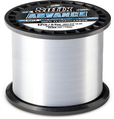 Sufix Advance fluorocarbon line in clear 6 lb, 1200 yards for stealthy presentations and sensitive feel
