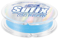 Sufix Ice Braid Glacier Blue with ice-resistance improves through-ice performance.