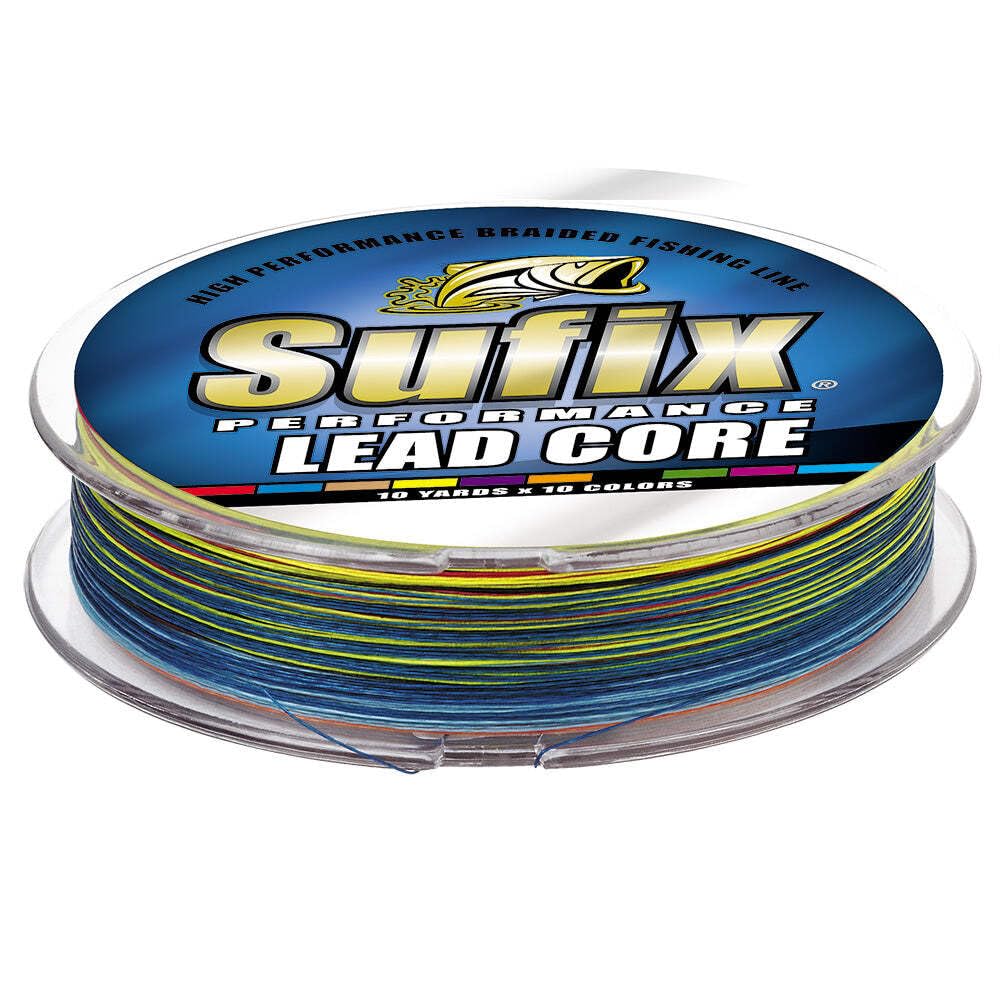 Sufix Performance Lead Core 100 yards with color-coded depth markers for deep-water fishing