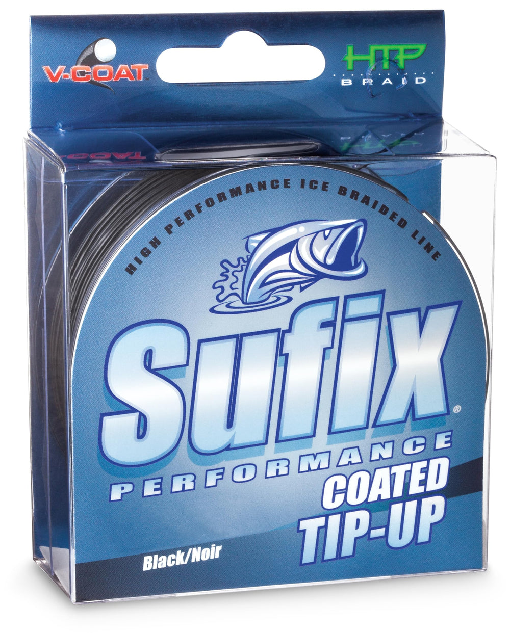 Sufix Performance V-Coat 50-yard spool in black 15 lb for low memory and fast sinking