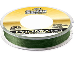 Sufix ProMix Braid 15 lb Low-Vis Green, 150 yds, for stealthy, accurate casts.