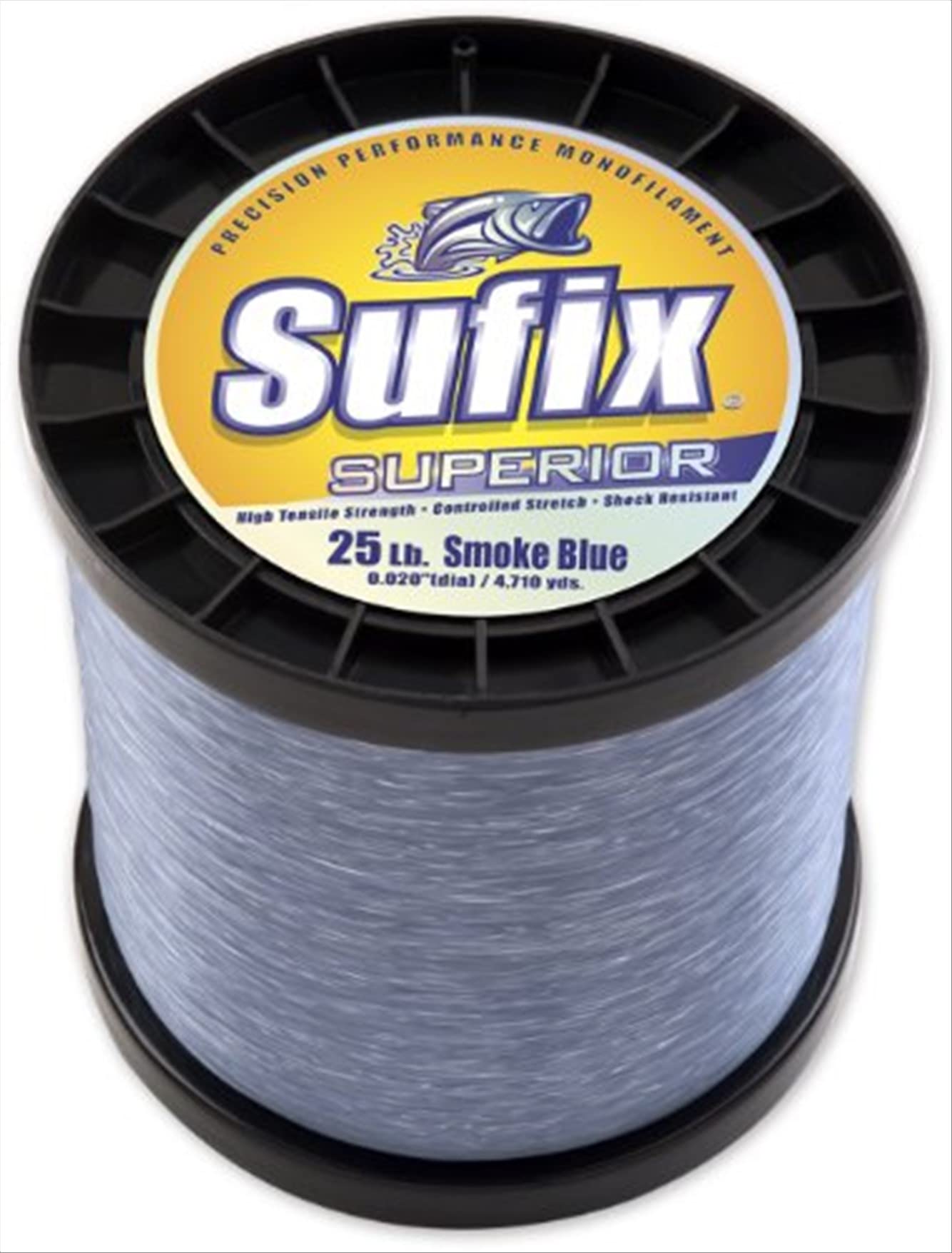 Sufix Superior 2kg spool in smoke blue, strong line for heavy trolling and shore casting