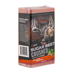 Close-up of mineral block form Sugar Beet Crushed Brick for deer attractant