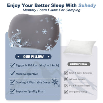 Suhedy ice silk removable cover emphasizes breathable, easy-to-clean cooling comfort.