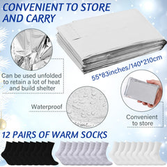 Suhine bulk scarves image demonstrates fleece warmth for neck protection