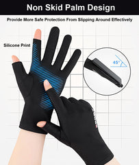 Non-slip silicone palm grip for secure handling