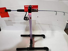 Sullivan Tip Down red folded for compact storage in a 5-gallon bucket.