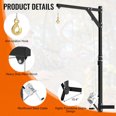 Sulythw deer hanger finish resists corrosion in rugged environments.