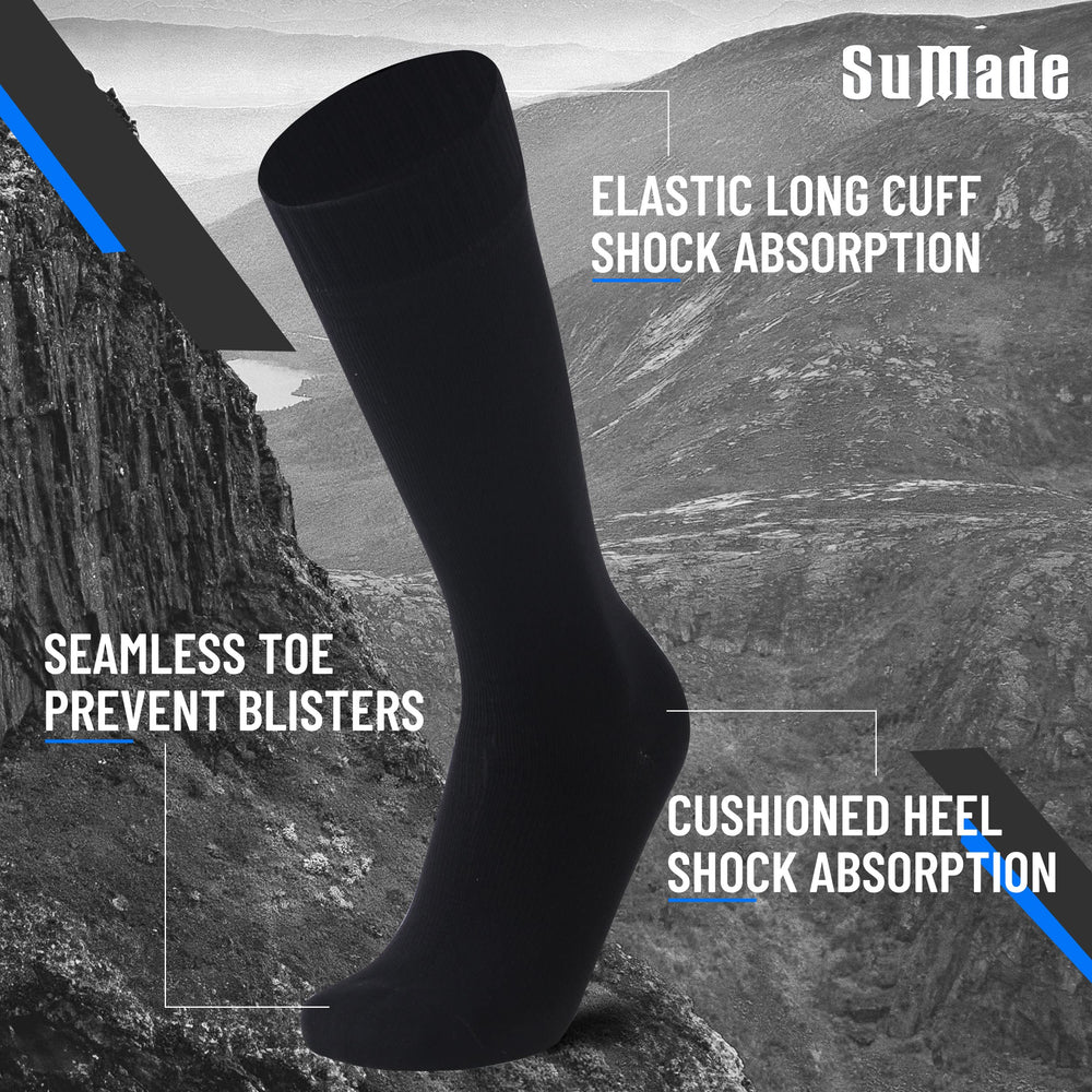 SuMade wading socks waterproof breathable membrane emphasizes moisture-wicking comfort.