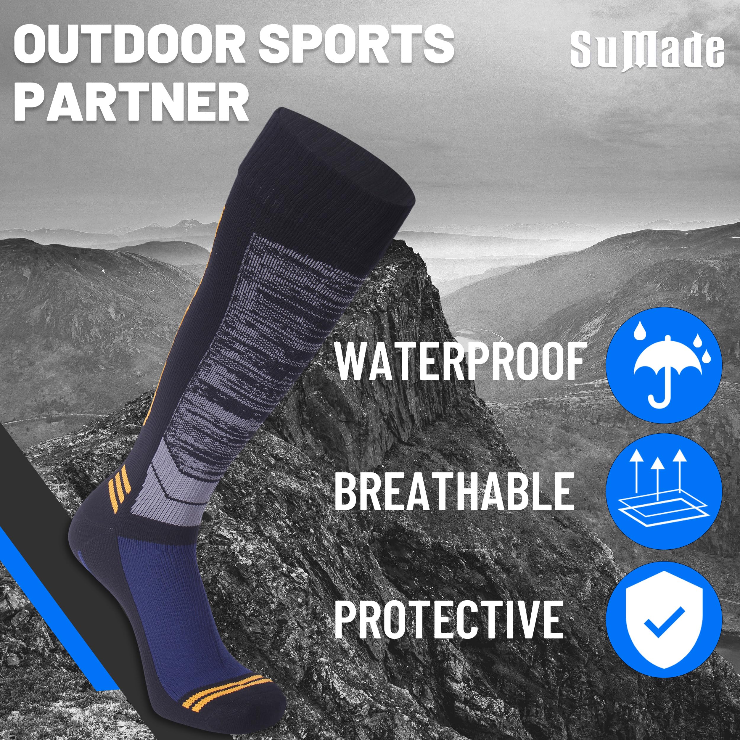 SuMade care instructions for waterproof wading socks