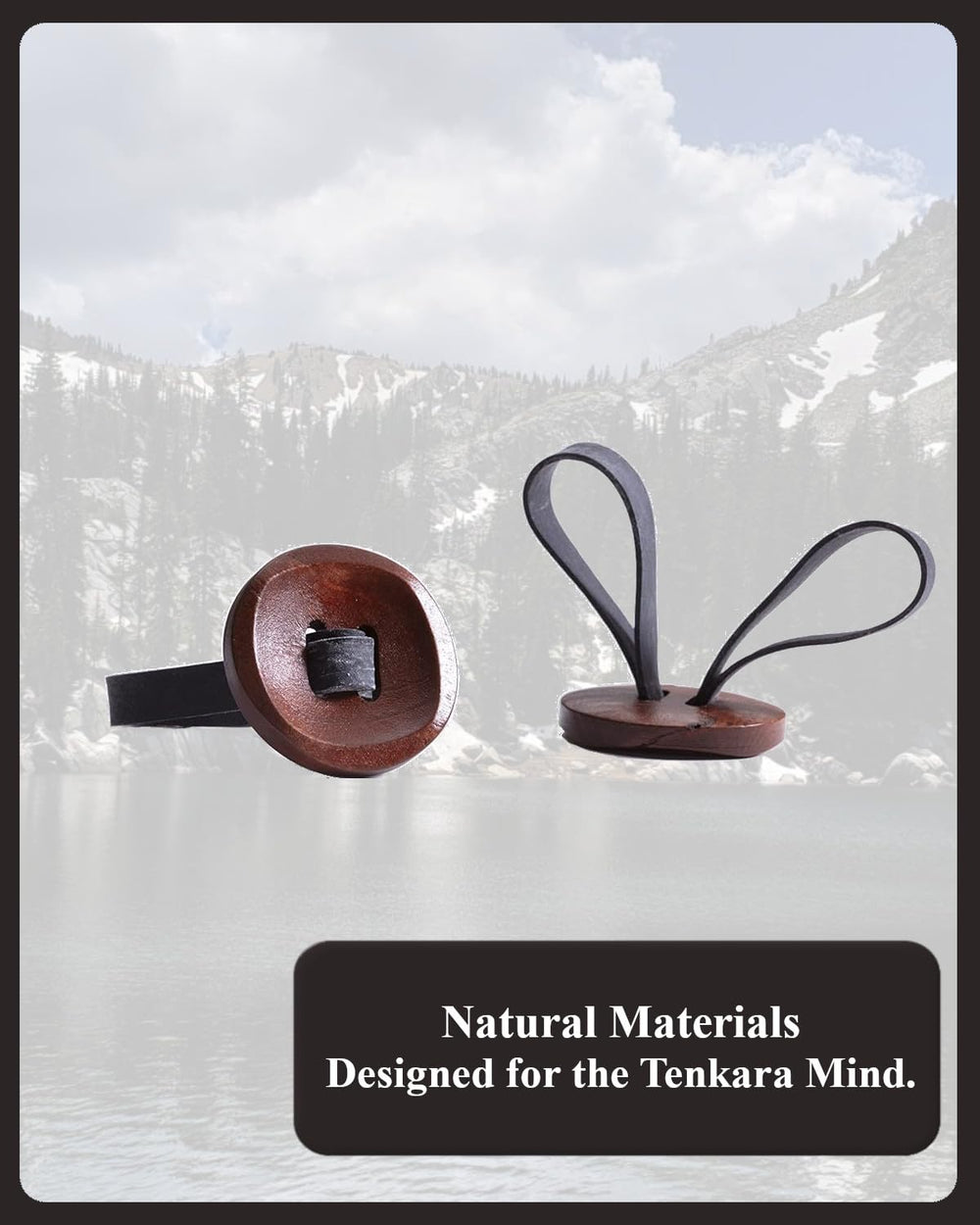 Collapsed Tenkara rod with line keeper attached