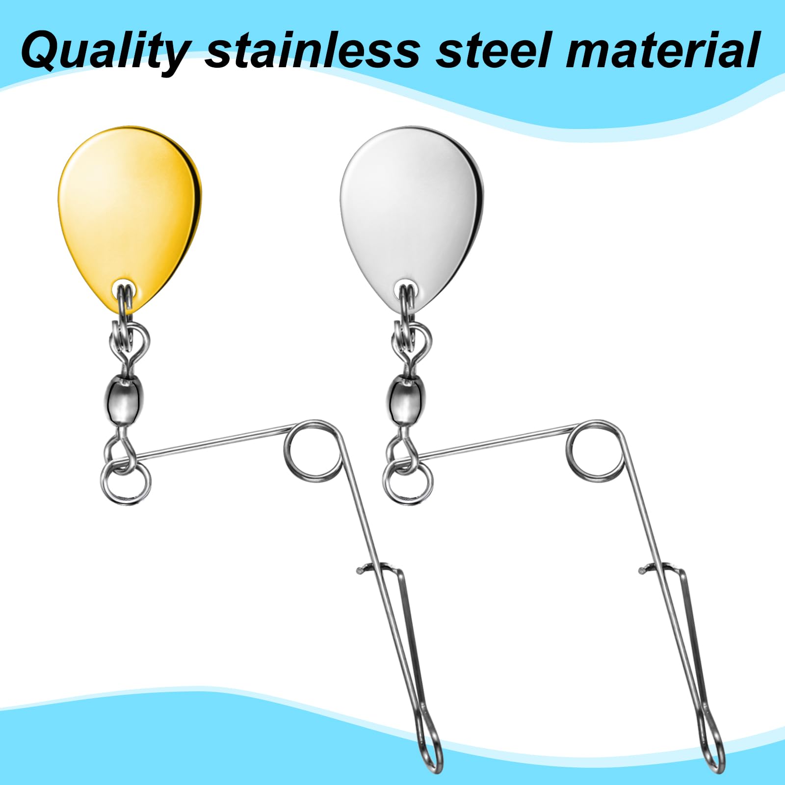 DIY fishing rigs using Sumind spinner blades