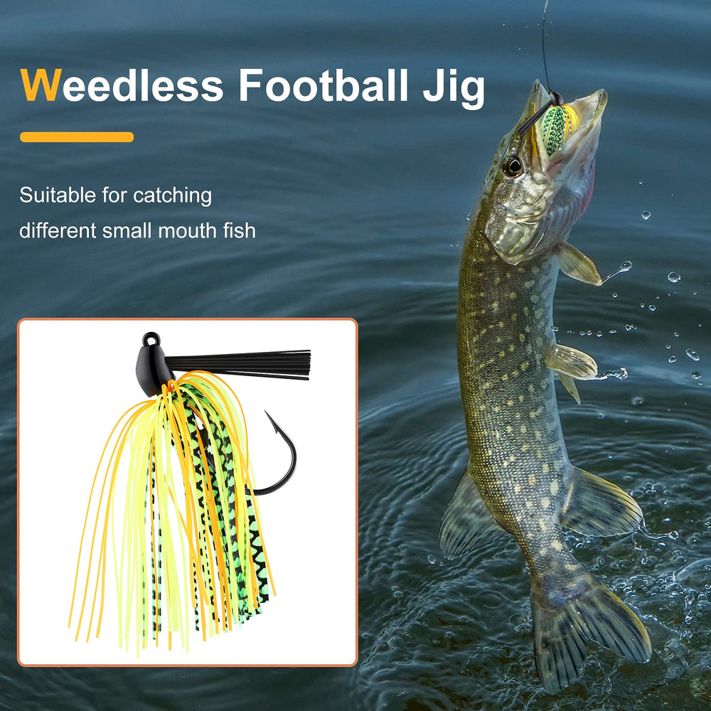 Jig in water with lifelike skirt movement