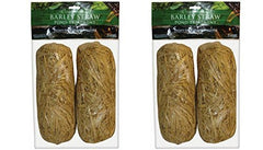 Summit barley straw pond bale in use, promoting natural filtration and clearer water.