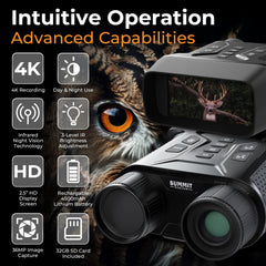Summit Horizon 36MP photo capability captures detailed wildlife moments in low light.