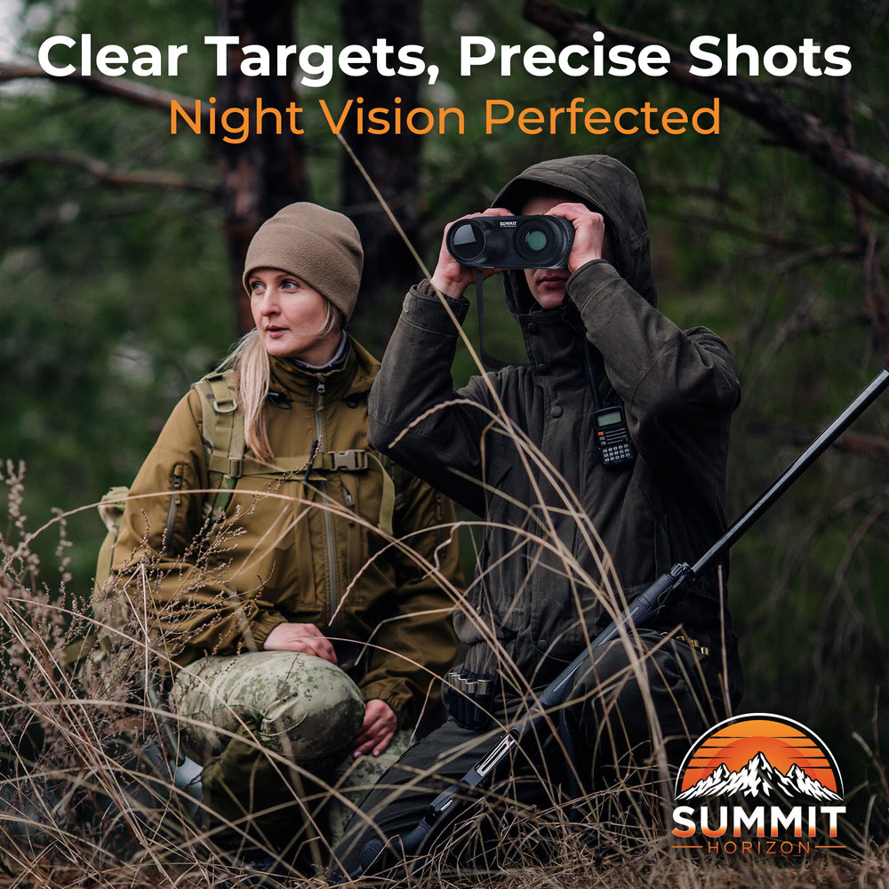 Summit Horizon built-in compass aids navigation during night hikes.