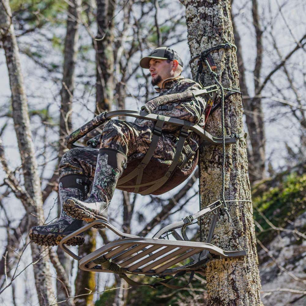 Summit replacement seat Mossy Oak Camouflage - rear view