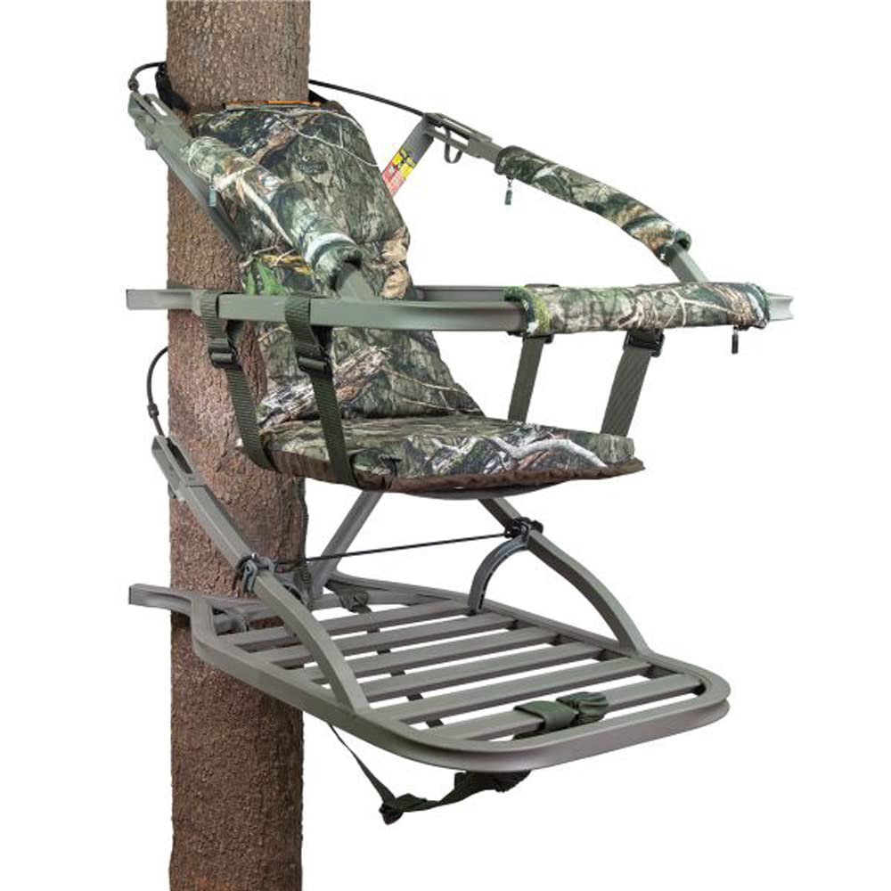 Exterior view of Summit Titan SD climbing treestand