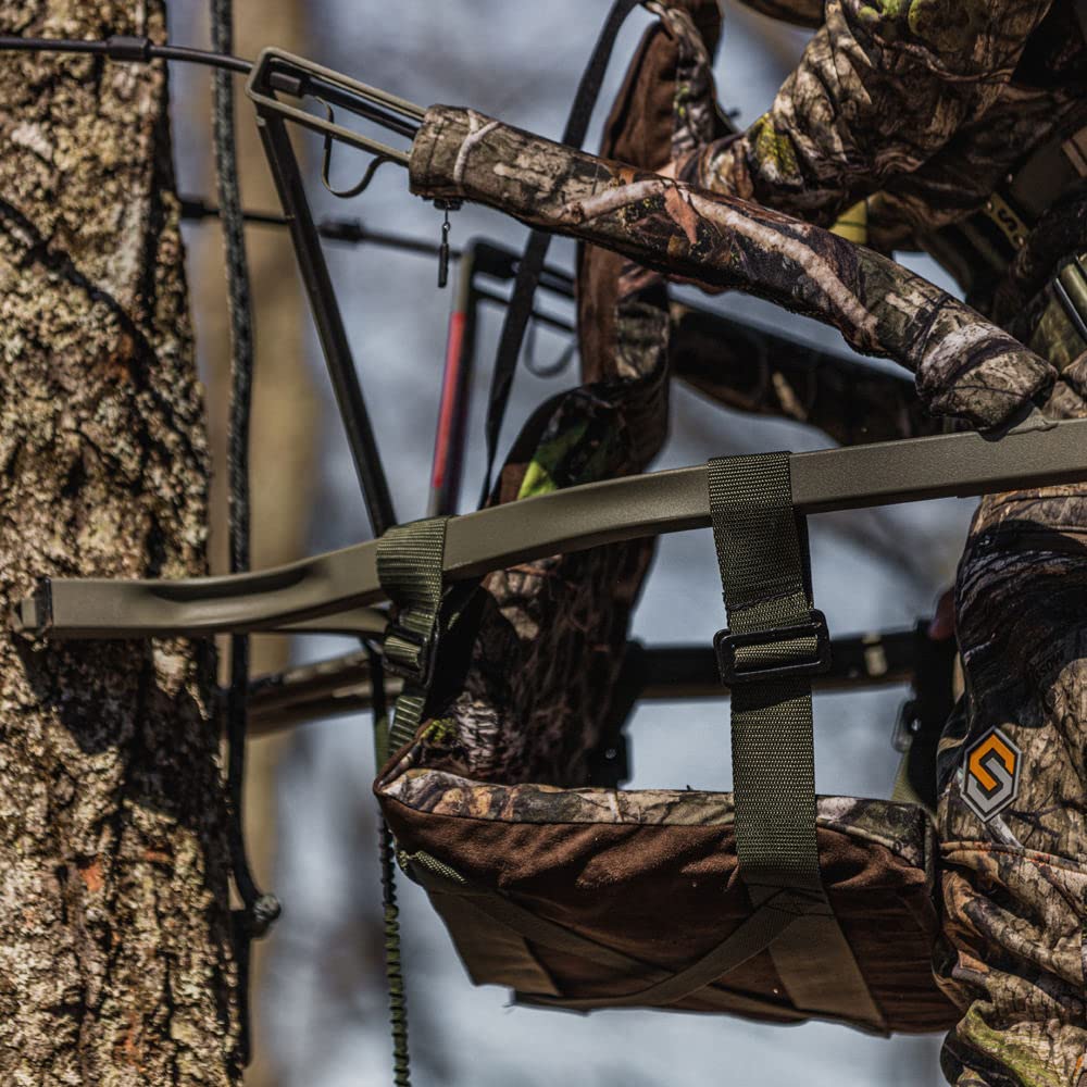 Summit Treestands replacement seat Mossy Oak Camo durable strap ensures secure fit