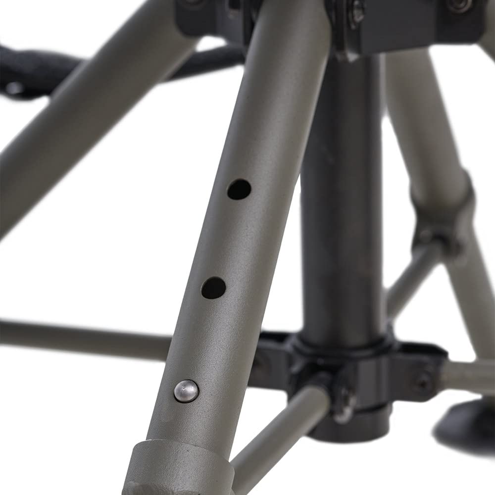 Summit Treestands Shooting Chair pivoting feet stabilize on rocky or wet ground