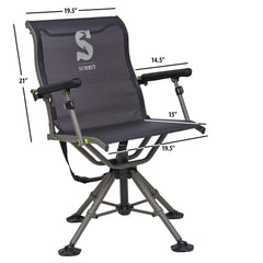 Summit Treestands Shooting Chair textilene seat and backrest for all-day comfort