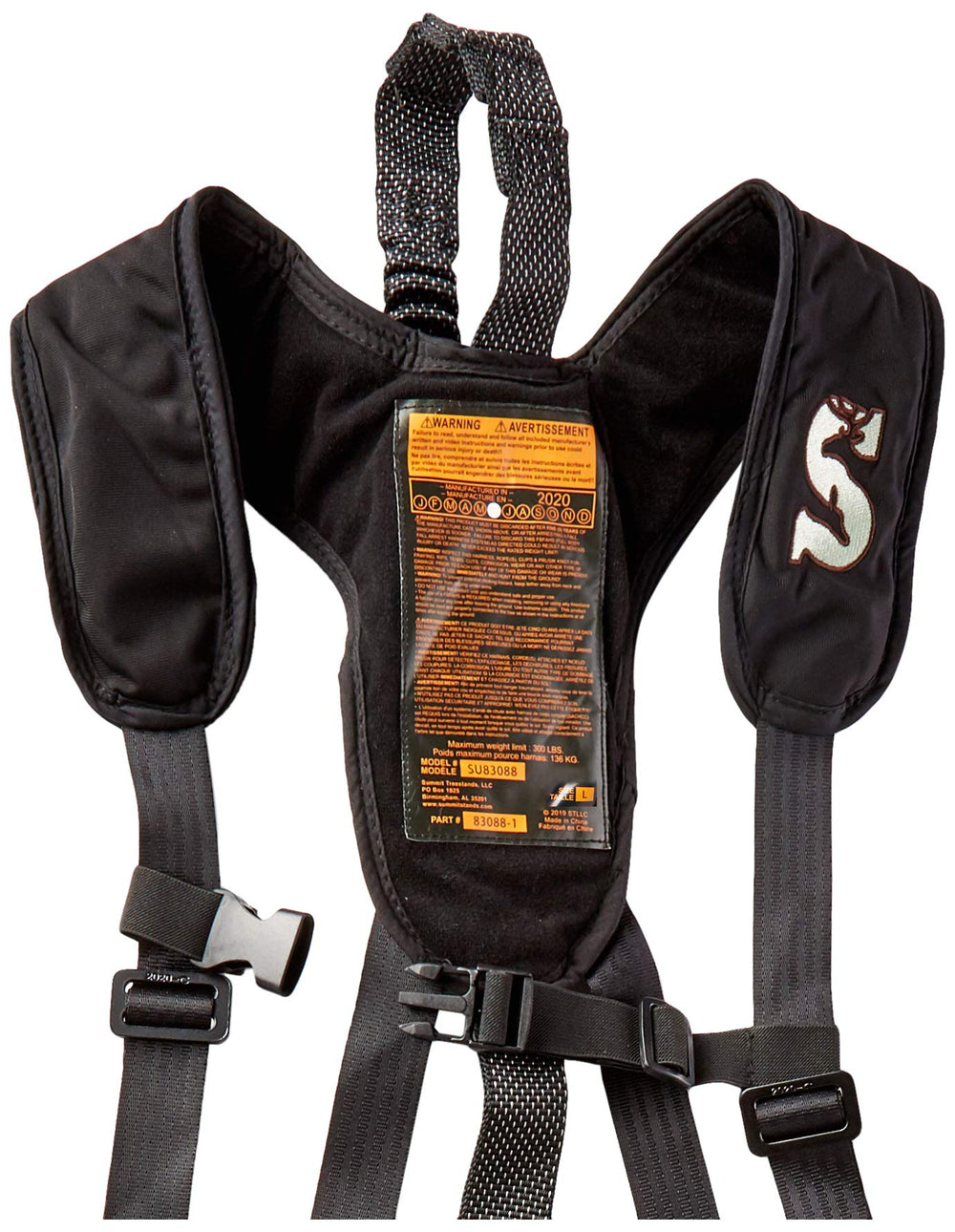 Performance tether included for secure ascent on Summit Treestands harness.