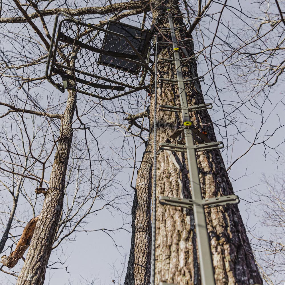 Summit Treestands SU83124 enables two-person ascent with separate height line.