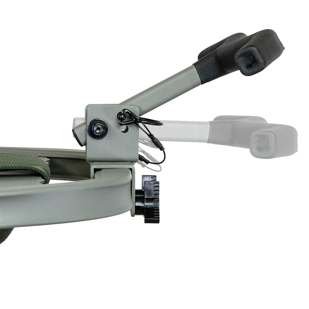 Summit Treestands Universal Footrest angled for custom comfort during long sits.