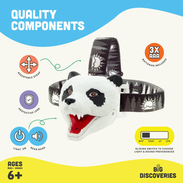 Sun Company Bear Headlamp batteries included for reliable brightness