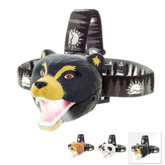 Sun Company Big Discoveries Bear LED Headlamp front view for bright outdoor exploration