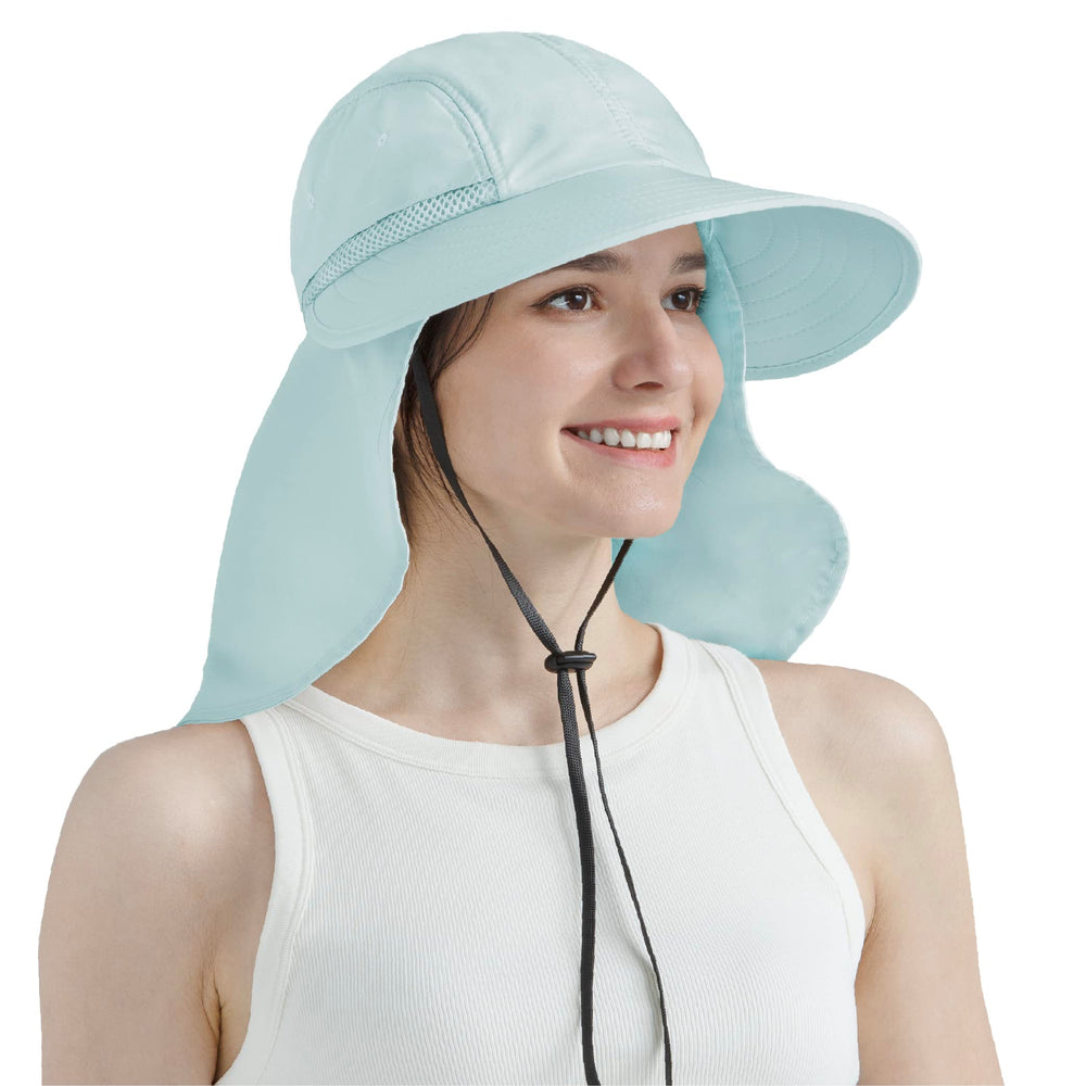 SUN CUBE quick-dry polyester resists stains for everyday outdoor use.