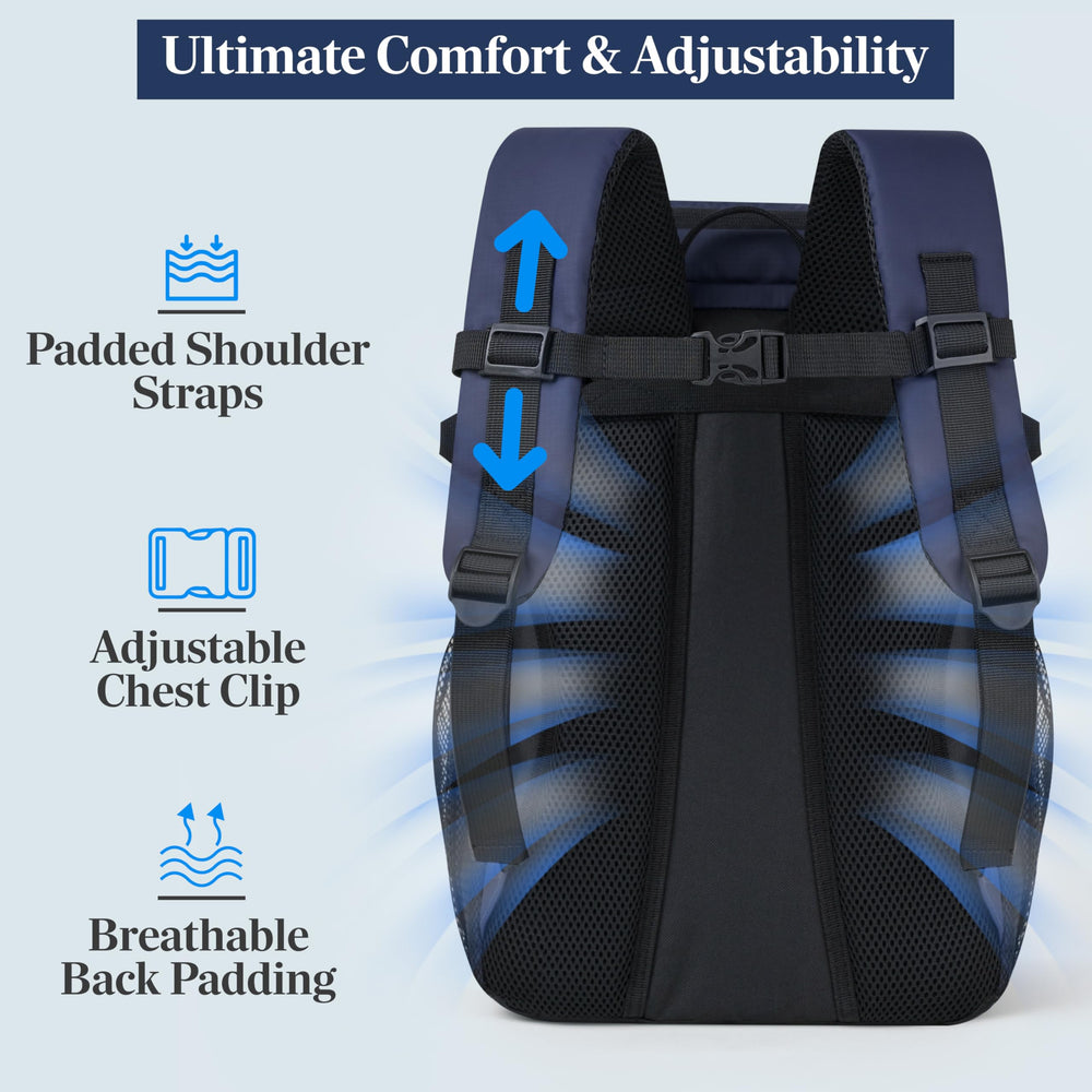 SUN CUBE top insulated pocket keeps snacks fresh during adventures.