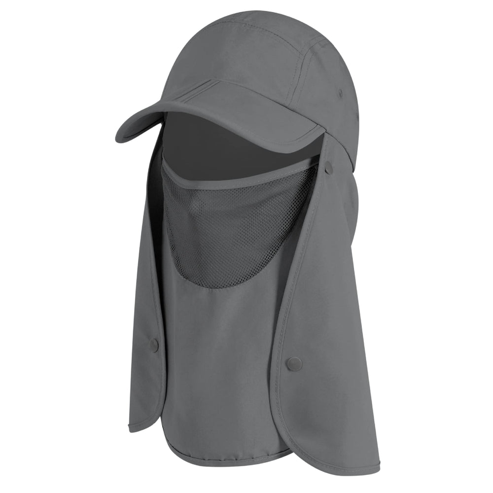 SUN CUBE Fishing Sun Hat packable brim folds for travel.
