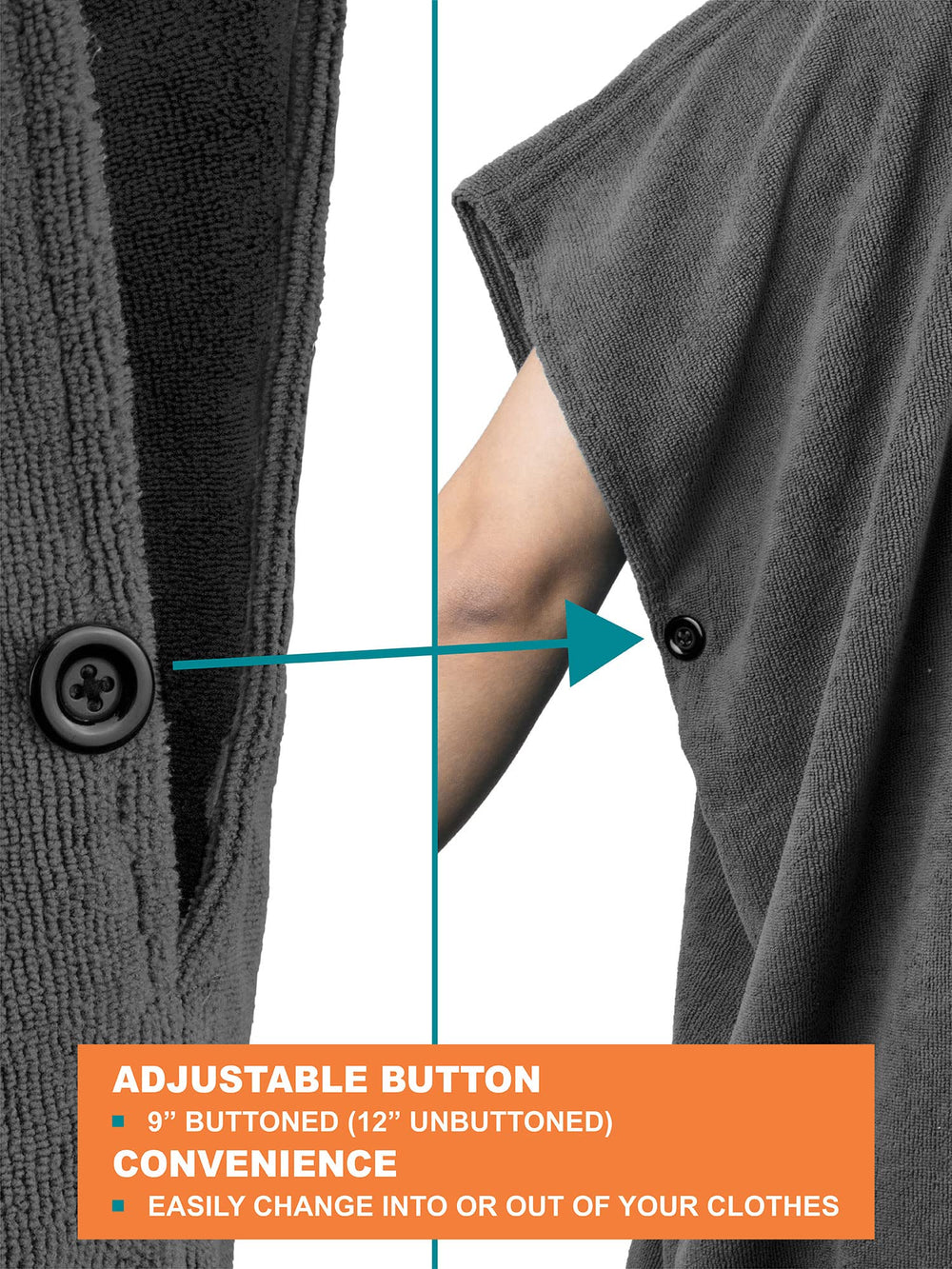 SUN CUBE Hooded Towel Pool offers comfortable wrap and sun protection after swimming.