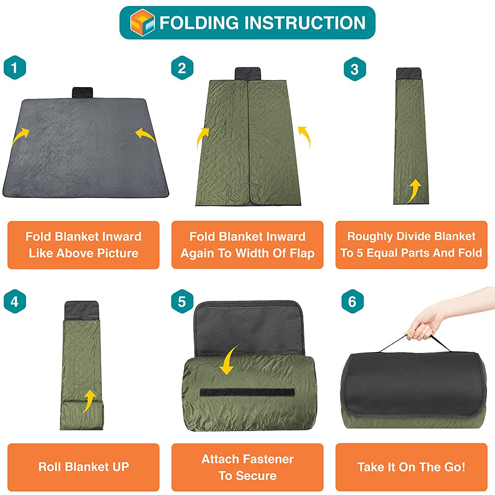 SUN CUBE machine-washable blanket stays clean after adventures.