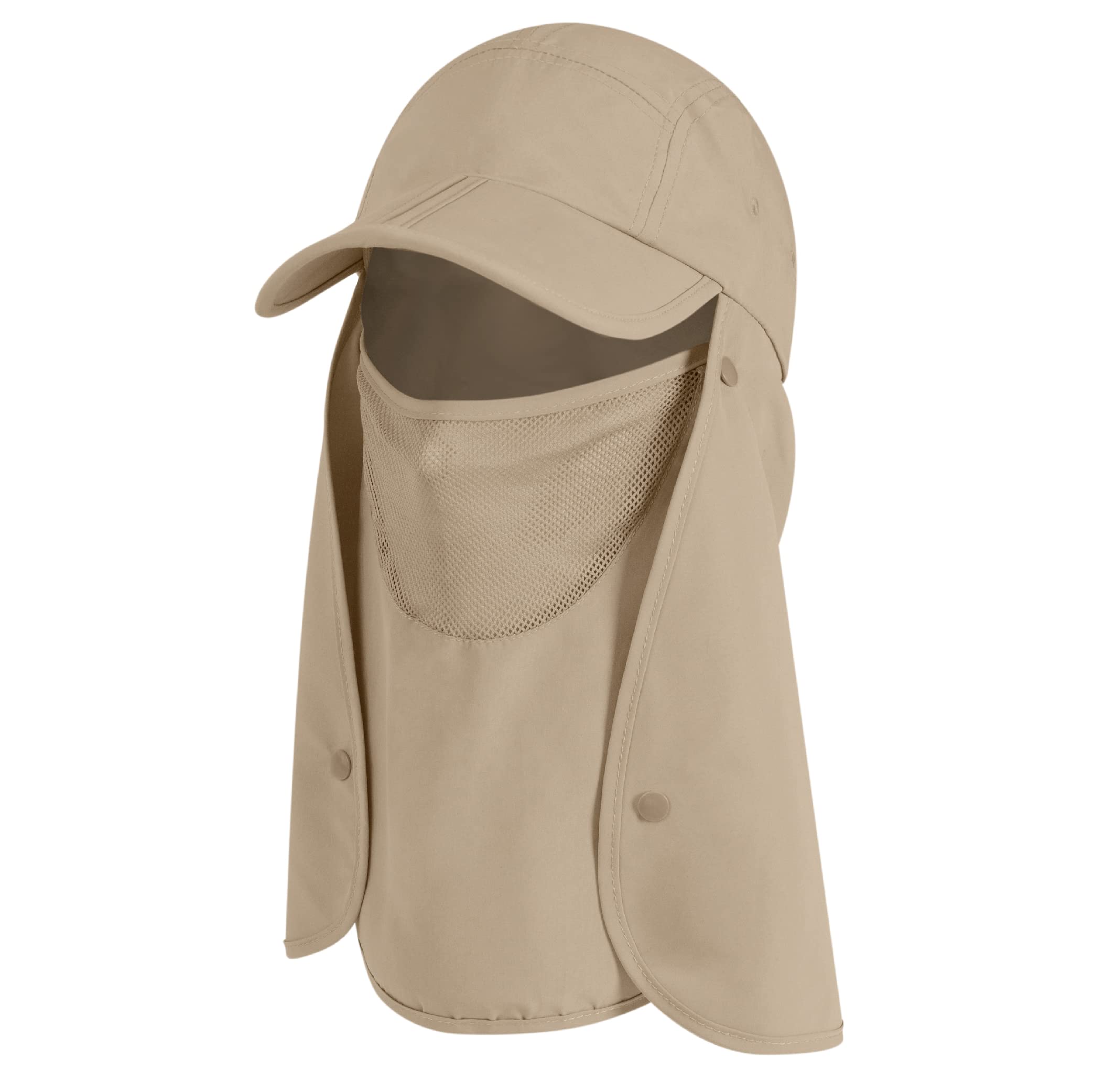 SUN CUBE hat mesh side panels enhance airflow and breathability