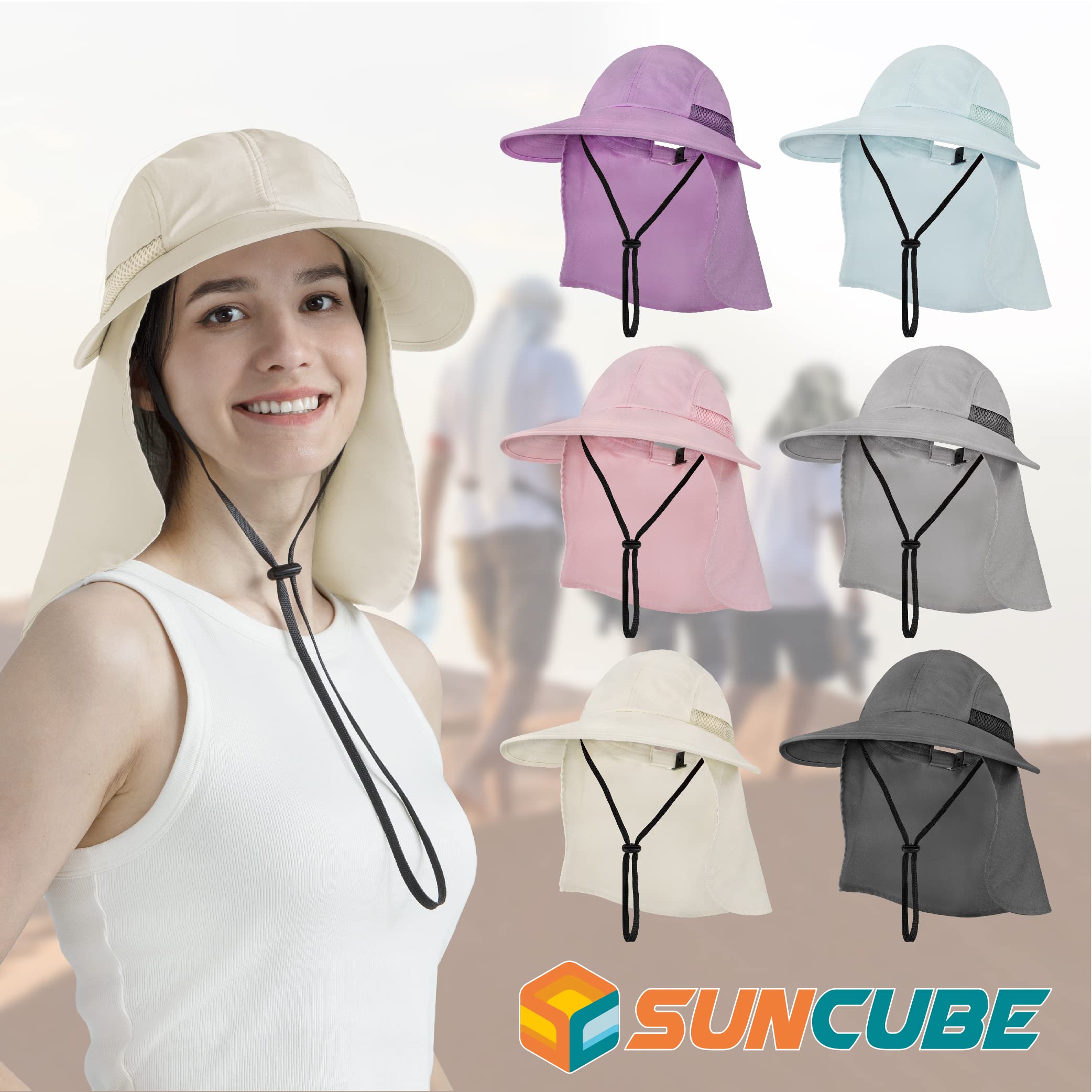 SUN CUBE one size fits most adults for versatile use