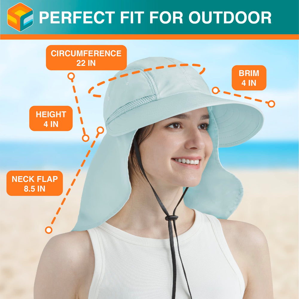 SUN CUBE packable garden hat travels easily in bags and luggage.