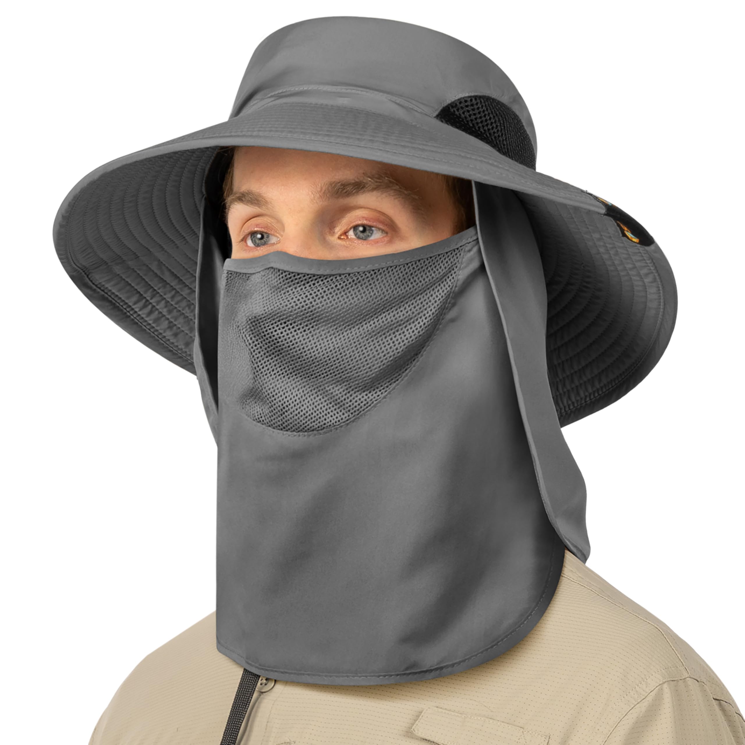 SUN CUBE safari and hiking companion provides full UV coverage.