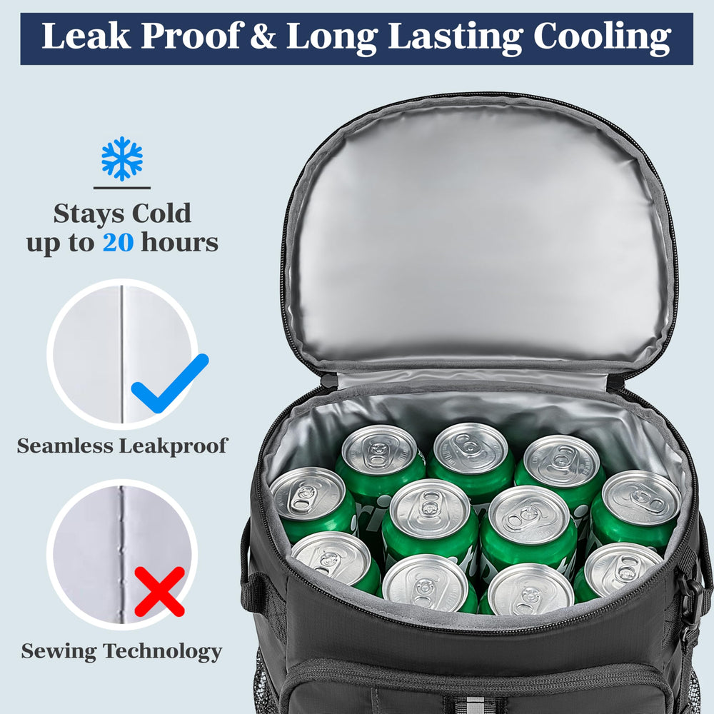Sun Cube side mesh pocket ready for water bottle storage