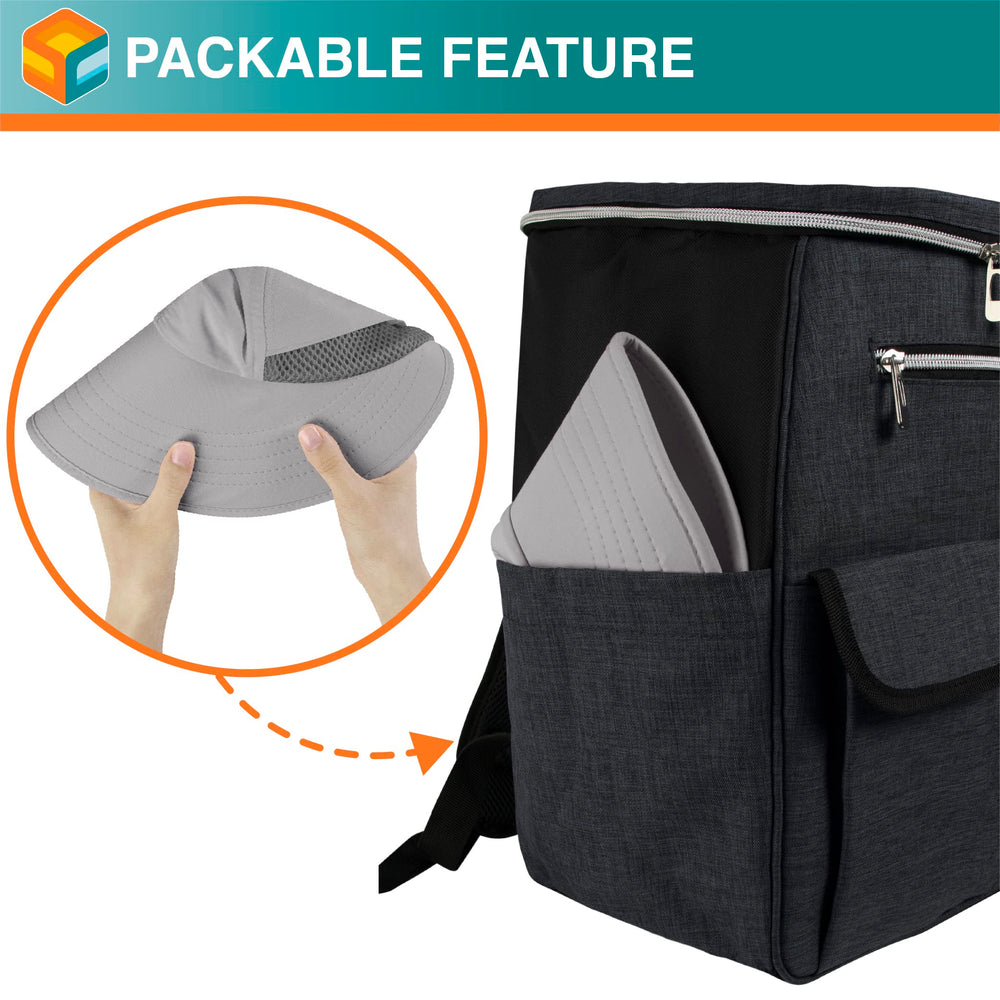 SUN CUBE adjustable chin strap ensures secure fit.