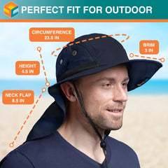 SUN CUBE sun hat breathable mesh panels keep your head cool