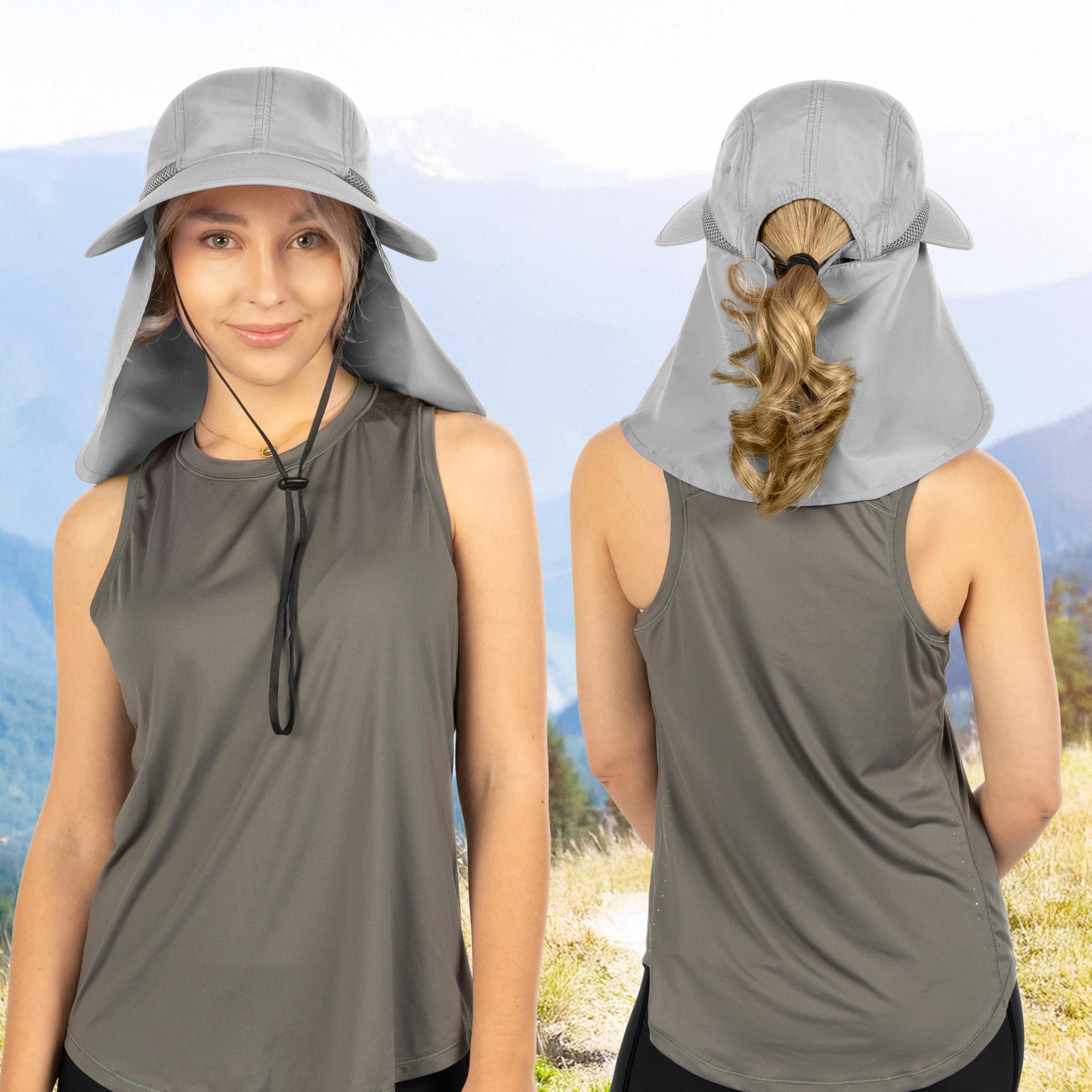 SUN CUBE mesh panel enhances airflow on hot days.