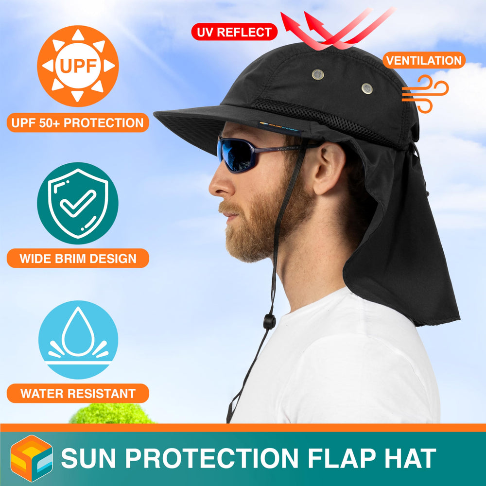 SUN CUBE Sun Hat water-resistant and quick-dry for travel days.